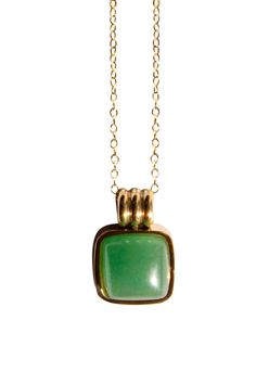 This dainty gemstone necklace with a pop of light green color features a skinny adjustable chain plated with gold and an aventurine pendant. It will be your new everyday necklace no matter the outfit. Weight: 3g Adjustable chain: gold-plated brass, length 400-450mm Pendant: width 10mm x length 12mm Dainty Gemstone Necklace, Light Green Color, Everyday Necklace, Stone Pendant Necklace, Jade Stone, Green Necklace, Green Gemstones, Stone Pendant, Cute Jewelry