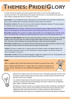 a page describing the different types of words and phrases