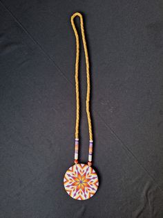 Beaded star quill medallion with a leather four braid chain. Four Braid, Beaded Medallion, Beaded Star, Dangle Charms, Beaded Necklaces, Service Provider, Sterling Silver Jewelry, New Product, Transportation