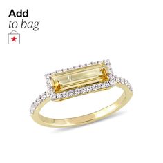 in stock Yellow Gold Topaz Ring With Diamond Baguette Cut, Yellow Gold Diamond Ring With Citrine Accents, Yellow Gold Citrine Diamond Ring With Accents, Yellow Gold Baguette Cut Diamond Topaz Ring, Macy's Yellow Gold Diamond Ring, Macy's Diamond Ring With Vvs Clarity As Gift, Macy's Diamond Ring With Vvs Clarity For Gift, Macy's Vvs Clarity Diamond Ring As Gift, Macy's Yellow Gold Diamond Ring With Vvs Clarity