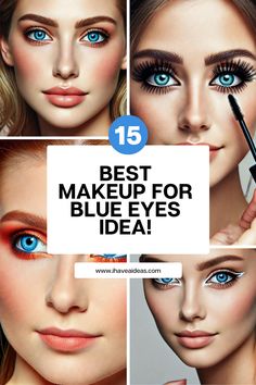 Discover the 15 best makeup tips for blue eyes, including perfect shades and techniques to enhance your natural beauty. From soft pinks to bold contrasts, find your ideal look here. Best Makeup For Blue Eyes, Soft Eyeshadow, Pop Makeup, Ideal Makeup, Silver Eyeshadow, Eyeshadow For Blue Eyes, Makeup For Blue Eyes