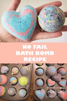 no fail bath bomb recipe for valentine's day