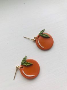 Orange Earrings// Fruit Earrings // Summer Earrings//spring | Etsy Turkey Orange Dangle Polymer Clay Earrings, Orange Dangle Earrings Polymer Clay, Orange Polymer Clay Dangle Earrings, Orange Dangle Earrings In Polymer Clay, Handmade Minimalist Orange Earrings, Minimalist Handmade Orange Earrings, Autumn Earrings, Easter Earrings, Spring Earrings