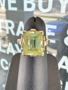 Fashion 14k yellow gold fashion ring with green stone cushion shape. Size 5.5. Total weight: 5.1 grams. Very beautiful and gorgeous. The best choice for you! Perfect gifts 💍🎁 Art Deco Green Emerald Ring In 14k Gold, Art Deco Emerald Ring In 14k Gold, Gold Square Cut Emerald Ring With Gemstone, 14k Gold Green Emerald Ring For Formal Occasions, 14k Gold Green Emerald Ring For Formal Events, Formal 14k Gold Green Emerald Ring, Gold Square Cut Emerald Ring, Square Cut Green Emerald Ring For Formal Occasions, Formal Square Cut Green Emerald Ring