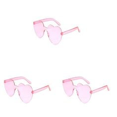 Heart Sunglasses For Women Colored Heart Shaped Sunglasses Rimless Fun Heart Glasses For Adult Party Favors Features: Sunglasses: Classic fashion heart-shaped design, beautiful and cute, a variety of colors and enough to meet your needs for different occasions, parties and everyday wear excellent choice. Quality material: Made of PC material, these sunglasses for women are light, comfortable, not easy to break and reusable. The appropriate elasticity makes the heart-shaped sunglasses easy to put Adult Party Favors, Pink Heart Sunglasses, Party Favors For Adults, Heart Glasses, Beach Themed Party, Party Sunglasses, Shaped Sunglasses, Heart Shaped Sunglasses, Pink Accessories