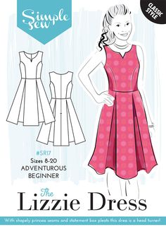 the lizie dress sewing pattern