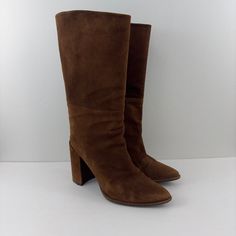 Stuart Weitzman Mid-Calf Pull On Brown Suede Boots Pre-Owned Gently Used Great Condition Brown Suede Boots, Stuart Weitzman Shoes, Suede Boots, Brown Suede, Stuart Weitzman, Mid Calf, Bootie Boots, Ankle Boots, Size 7