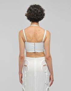 Materials: Poplin, 100% cottonColors: WhiteDescription: 100% Cotton crop top featuring straps detailDetails 100% cotton top Straps detail Model wearing: SMADE IN ALBANIA BUST WAIST HIPS (cm)XS 84 64 94S 88 68 98M 94 72 102L 102 78 106XL 108 84 110CUSTOM SIZE: We can make any design custom based on your measurements. Customization is offered also about color and some design. Feel free to write us a message. Cropped Cotton Tops With Built-in Bra, Fitted Cotton Crop Top With Built-in Bra, Spring Cotton Halter Top With Built-in Bra, Fitted Cropped Crop Top With Tie Straps, Fitted Cropped Tops With Tie Straps, Cotton Cami Crop Top With Built-in Bra, Chic Cropped Cotton Crop Top, White Cotton Crop Top, Bra Friendly, Spring Cropped Crop Top With Tie Straps