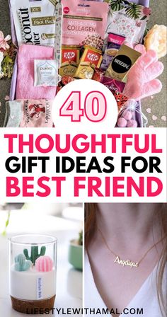 Searching for all the best gifts for best friends to show her just how much you care? Here are over 30 gift ideas for best friends she'll totally obsess over! If you are looking for birthday gifts for best friends, meaningful gifts for best friends, Christmas gifts for best friend, unique gifts for best friends, sentimental gifts for best friends - there's something for everyone! Useful Birthday Gifts For Best Friend, Inexpensive Friend Gifts, Affordable Gift Ideas For Friends, Christmas Gifts For My Best Friend, Gifts For Best Friends Teen Girl, Adult Friendship Gifts, Besties Christmas Gifts, Gifts For Best Friends Sentimental, What To Get Your Bestfriend For Christmas Gift Ideas