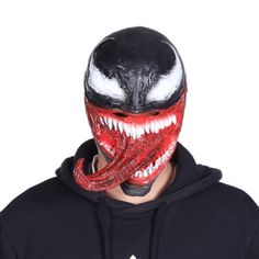 Halloween Mask Venom Cosplay Latex Horror Mask Toy Costume Prop - B Condition: New & High Quality Material: Latex Size: Free Size For Adult Package Included: 1 X Mask Venom Cosplay, Venom Mask, Superhero Dress Up, Toy Costume, Venom 2018, Horror Mask, Mens Masquerade Mask, Spider Costume, Horror Masks