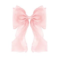 a large pink bow on top of a white background