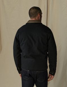 The Canvas Zip Front Jacket features a crisp and structured canvas shell made of 100% Cotton and a 100% polyester quilted lining for added warmth. With a true-to-size fit, this jacket showcases a corduroy collar, a full front zip, adjustable sleeve cuffs, elbow patch seaming, and back body pleats. Additional details include body pockets with flaps, an inside cell phone pocket, a signature tape hanger loop, faux horn buttons, and an engraved bear zipper pull. Overshirt Women, Fall Color Trend, Elbow Patch, Workwear Jacket, Sweater Pants, Short Shirts, Everyday Dresses, Outerwear Sweater, Shirt Accessories