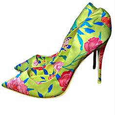 Brand: Aldo Size: 9 Worn A Few Times But Basically Brand New - The Got Mis Shaped With How They Were Stored But Currently Fixing That. Satin Finish On Outside And About A 5-6’ Heel Very High Heels, Pointed Heels, Aldo Shoes, Satin Finish, Flower Power, Shoes Women Heels, Shoes Heels, High Heels, Satin