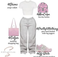 Skandinavian Fashion, Sweatpants Outfit, Cute Lazy Outfits, Grey Sweatpants