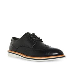 Madden-Vicedd Wingtip Oxford Stylish, refined, and graceful, the Vicedd Wingtip oxford by Madden is what you need in a dress shoe. Wingtip toe front and intricate broguing details add an elegant look to this lace-up . Business Casual Oxford Lace-up Shoes With Brogue Detailing, Elegant Spring Oxfords With Brogue Detailing, Elegant Spring Dress Shoes With Brogue Detailing, Wingtip Lace-up Shoes For Semi-formal Spring Events, Classic Spring Wingtip Oxfords, Spring Derby Dress Shoes With Brogue Detailing, Spring Dress Shoes With Brogue Detailing For Derby, Black Wingtip Oxfords For Spring, Spring Wingtip Oxfords With Textured Sole