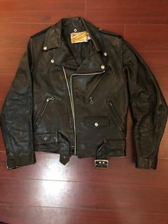 Size 38 (M). Excellent condition, all working zippers, no rips. A few loose threads on the liner, otherwise neat perfect-o. A real special find. Retro Biker Jacket With Zipper For Biker Events, Vintage Biker Jacket With Zip Fly For Fall, Vintage Leather Jacket With Zip Fly, Vintage Leather Jacket With Long Sleeves And Zip Fly, Vintage Leather Jacket With Long Sleeves, Vintage Biker Jacket For Streetwear With Zip Detail, Vintage Biker Jacket With Zipper For Streetwear, Vintage Leather Jacket With Zipper, Vintage Leather Jacket With Zipper Closure