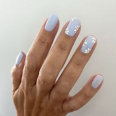 Daisy Nails, Smink Inspiration, Casual Nails