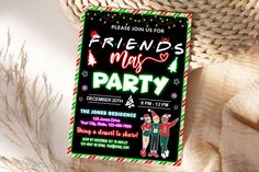 https://poshpark.net/products/holiday-friendsmas-party-flyer-invite-christmas-adult-party-event-invitation Christmas Adult Party, Friendsmas Party, Ugly Sweater Party Invitations, Christmas Party Invite, Invitation Flyer, Paperless Post, Holiday Party Invitations, Holiday Books, Christmas Party Invitations