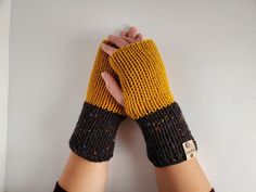 Fingerless gloves pattern for machine knit Addi Fingerless - Etsy België Handmade Winter Knitting Pattern In Yellow, Handmade Yellow Knitting Pattern For Winter, Winter Yellow Knitting Pattern, Fingerless Gloves Pattern, Mitten Pattern, Addi Express, Machine Knit, Gloves Pattern, Fingerless Gloves Knitted