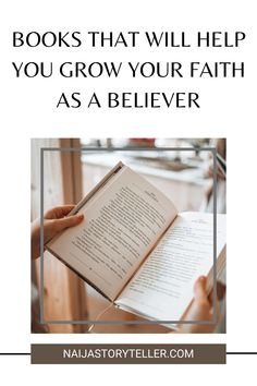 Books That Will Help You Grow Your Faith as a Believer Spiritual Principles, Women In Their 20s, Grow Your Faith, How To Read More, Books For Women, Reading Tips