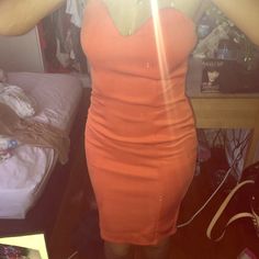 Sizes :Uk12,Us8,Eu40. Fitted Dress With Sweetheart Neckline For Going Out, Fitted Sweetheart Neckline Dress For Going Out, Sweetheart Neckline Fitted Dress For Going Out, Casual Midi Dress With Sweetheart Neckline For Party, Missguided Dress, Size 8 Dress, Womens Dresses, Red, Women Shopping