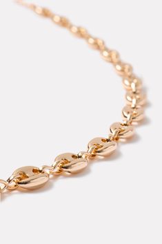 Inspired by nautical anchor chains, this stylish EVEREVE necklace features a mariner link design in 14k gold plating. | EVEREVE Women's Max Mariner Chain Necklace, Gold Anchor Chains, Little Words Project, Chain Necklace Gold, Link Design, Nautical Anchor, Necklace Gold, Ring Bracelet, Gold Plating, Women's Jewelry