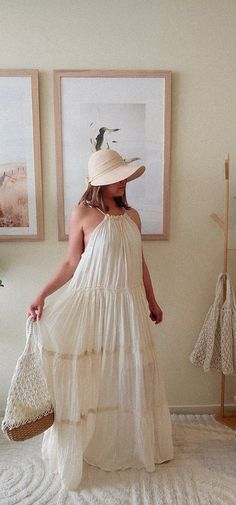 This handmade Bohemian dress is crafted from 100% organic cotton. Its flowing silhouette and tiered layers embody a free-spirited charm, making it a perfect choice for warm days while promoting sustainable craftsmanship. White Bohemian Dress, White Bohemian, Boho Chic Dress, Bohemian Wedding Dress, Charm Making, Dress Boho, Free Spirited, Bohemian Wedding, Bohemian Dress