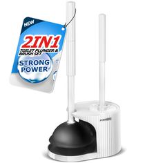 the two - in - 1 toilet plunger and strong power is available for purchase