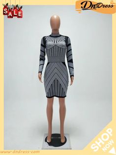 Sexy Print Party Dress with Long Sleeves Glamorous Midi Bodycon Dress For Club, Glamorous Midi-length Bodycon Dress For Club, Glamorous Midi Length Bodycon Dress For Club, Fitted Winter Bodycon Dress For Party, Winter Party Bodycon Dress, Glamorous Knee-length Midi Dress For Club, Chic Stretch Bandage Dress For Party, Stretch Bodycon Dress For Winter Party, Winter Party Bodycon Dress With Stretch