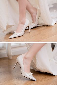 Stiletto Heel 9cm Satin Heels Bridal Shoes CK0112 Feminine Wedding Shoes With 4-inch Heel, High Heels With Heel Strap For Banquet, Feminine High Heel Formal Heels, Pointed Toe Heels For Spring Banquet, Feminine High Heels For Formal Occasions, Elegant 4-inch Heels For Banquet, Feminine Formal High Heels, Formal Feminine High Heels, Feminine Formal Wedding Shoes With Pointed Toe