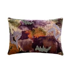 Purple Abstraction Lumbar Pillow Cover Velvet Lumbar Pillow, Cover Purple, Sofa Modern, Purple Pillows, Decorative Lumbar Pillows, Cushion Cover Designs, Office Couch, Abstract Pillows, Couch Chair