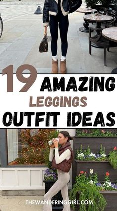 Work Outfits With Black Leggings, How To Make Leggings Look Professional, Fall 2024 Outfits Leggings, Style Leggings Summer, Leggings Outfit Fall Casual, Legging Outfits For Work, Dressing Up Leggings, How To Style Leggings, Outfits To Wear With Leggings