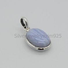 Natural Blue Lace Agate Pendant | Sterling Silver Pendant | 15x20 mm Oval Blue Lace Agate Pendant | Lace Agate Pendant | Valentine's Gift》D E T A I L S《✦Stone: Natural Blue lace Agate✦Shape: Oval✦Size: 15x20 mm✦Weight:- 5.50 Gram Approx✦Pendant Length: 1.25 Inches Approx✦ Pendant Width: 0.7 Inches Approx✦••✧••✦••✧••✦••✧••✦••✧••✦》A B O U T S T O N E《💎 When you wear Blue Lace Agate, your energetic identity will become more defined and clear. As a result, you will tend to attract the people and ex Blue Oval Agate Jewelry, Oval Blue Agate Jewelry, Blue Lace Agate Necklace, Rose Quartz Ring, Agate Ring, Agate Necklace, Valentine's Gift, Blue Lace Agate, Quartz Ring