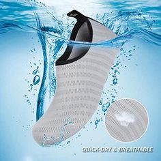 These Aqua Barefoot Socks combine the softness of fabric with the security of a rubber sole, making them perfect for all beach, pool, and outdoor activities. The non-slip surface provides a secure footing on wet surfaces, and the lightweight and quick-drying materials let your feet breathe. With a variety of colors and patterns, these fashionable and functional socks will keep you safe and stylish! Features: Rubber sole Non-slip Rubber Soft Sole: Non-slip water socks that keep you from slipping. Non-slip Gray Socks For Outdoor, Gray Non-slip Socks For Outdoor, Comfortable Non-slip Outdoor Socks, Gray Non-slip Outdoor Socks, Non-slip Comfortable Outdoor Socks, Mens Winter Socks, Best Water Shoes, Heated Socks, Hourglass Fashion