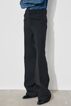 Luxury Wide Leg Bottoms With Pressed Crease, Modern Formal Long Bottoms, Modern Formal Long Pants, Luxury Wide-leg Pants, Luxury Formal Wide-leg Bottoms, Luxury Formal Wide Leg Bottoms, Luxury Wide Leg Formal Bottoms, Luxury Wide Leg Bottoms For Formal Occasions, Petar Petrov