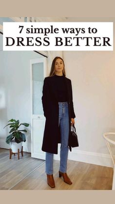 Casual Dresses For Summer, Alledaagse Outfit, Minimalist Moda, Alledaagse Outfits, Dress Better, Fashion 90s, Classic Style Outfits, 90's Fashion, Elegante Casual