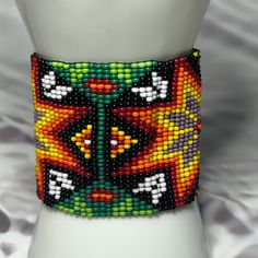 Huichol Bracelets Huichol Jewelry Mexican Jewelry Beaded - Etsy Bohemian Hand-strung Friendship Bracelets For Festivals, Spiritual Hand-wrapped Beaded Bracelets For Festivals, Spiritual Hand Wrapped Beaded Bracelets For Festival, Handmade Spiritual Wristband Bracelet, Artisan Adjustable Jewelry For Festivals, Festival Friendship Bracelets With Hand-strung Beads, Festival Hand-strung Friendship Bracelets With Round Beads, Bohemian Beaded Bracelets For Festivals And Gifts, Hand-strung Festival Bracelets