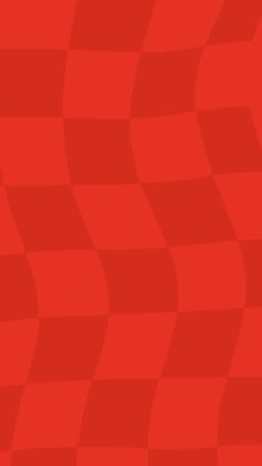 an abstract red and white checkerboard background with wavy lines in the center,