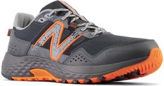 These trail running shoes have a soft BIO Foam midsole for underfoot comfort and durable overlays and meshes for lasting wear. Sports Low-top Impact Resistant Running Shoes, Orange Low-top Hiking Running Shoes, Orange Trail Running Shoes, New Balance Fade-resistant Trail Running Shoes For Sports, New Balance Lace-up Trail Running Shoes, Sporty Orange Waterproof Sneakers, Orange Breathable Running Shoes For Trail Running, Breathable Orange Running Shoes For Trail, Lace-up Impact Resistant Trail Running Shoes