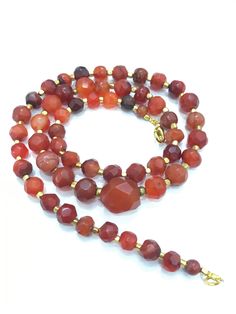 antiques carnelian beads necklace Red Carnelian Single Strand Necklace, Formal Orange Carnelian Necklace, Elegant Polished Carnelian Beads, Red Agate Hand-strung Necklace, Red Carnelian Beaded Necklace Hand-strung, Hand-strung Red Carnelian Beaded Necklaces, Red Carnelian Hand-strung Beaded Necklaces, Red Carnelian Round Beads, Elegant Hand-strung Carnelian Beads