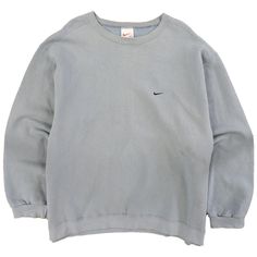 Vintage Nike Crewneck Sweatshirt Size 2XL Blue Embroidered Swoosh 90s Condition/Description Good condition.  Photos will highlight any imperfections on the item. Please refer to the photos to see the specific condition of the item.  Measurements: Pit to pit - 29" Length - 32" Collar to cuff - 32" Due to the nature of vintage clothing, size in title may not accurately represent the measurement of the item. Please refer to the measurements above to ensure the right fit. CONDITION LEGEND Excellent - Free of marks, stains, holes, or loose stitching. Great - Minor cracking or pilling; items may have minor marks or stains (free of fraying, loose stitching, and holes/rips). Good - May have minor marks/stains, minor yellowing, small holes, loose stitching, or fraying. Satisfactory - May have marks Nike Crewneck Sweatshirt, Nike Crewneck, Nike Vintage, Mens Hoodies, Vintage Nike, Vintage Clothing, Crewneck Sweatshirt, Hoodies Men, Sweat Shirt