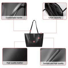 Foxer Handbags Office Bags Lady Commuter Totes Experience an elegant blend of style and functionality with the Foxer Handbags Office Bags. Designed for the modern woman on the go, this versatile composite bag is perfect for commuting, work, or casual outings. Exceptional Quality Crafted from premium split leather, this handbag boasts a soft structure that ensures comfort while maintaining a sophisticated appearance. The polyester lining adds durability and a touch of luxury to your everyday use. Modern Square Bag With Interior Card Slots, Shopping Shoulder Bag With Double Handles And Card Slots, Chic Double Handle Shoulder Bag With Interior Card Slots, Modern Shoulder Bag With Zipper Closure For Shopping, Trendy Bags With Interior Card Slots For Everyday Use, Chic Business Bag With Interior Card Slots, Trendy Leather Shoulder Bag With Interior Card Slots, Trendy Everyday Bags With Interior Card Slots, Modern Faux Leather Shoulder Bag For Shopping