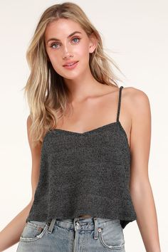 Cute Tops for Women and Juniors | Latest Styles of Cute Shirts for Less | Trendy, Affordable Fashions Cozy Stretch Black Tops, Spring Soft Knit Gray Tops, Chic Soft Knit Gray Tops, Gray Soft Knit Tops For Spring, Spring Gray Soft Knit Tops, Cozy Black V-neck Top, Black Knit Tops For Loungewear, Gray Knit Top For Loungewear, Tops Online Shopping