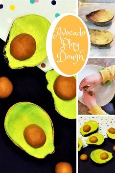 avocado party dough recipe for kids and adults to make with the help of their own hands