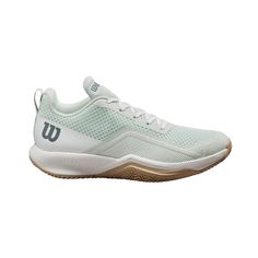 a women's tennis shoe on a white background