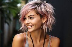 Edgy Haircuts Medium Long Layered, Easy Long Pixie Hairstyles, Short Edgy Womens Haircuts, Choppy Undercut Bob, Mullet Hair For Women, Hidden Shaved Hair Undercut, Awkward Phase Hairstyles, Short Shag With Bangs Round Face, Female Pixie Haircut