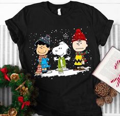 snoopy and charlie christmas shirt