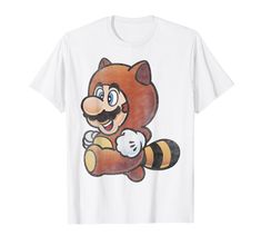 an image of a cartoon character on a white t - shirt