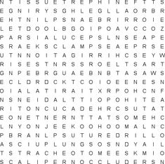 the word search is shown in black and white, with words that appear to be missing