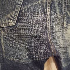 the back pocket of a pair of jeans